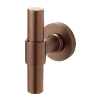 GPF3047.A2 Bronze blend Hipi Deux+ cross knob fixed including knob fastener