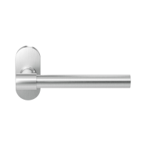 GPF3051.09-04R Hipi Deux door handle on rose pointing right 70x32x10mm