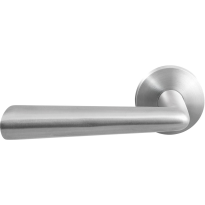 GPF3100.09-00L/R Pirau door handle on rose pointing left/ right 50x8mm