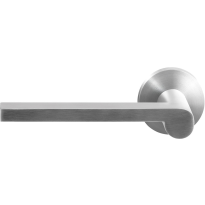 GPF3105.09-00L Tinga door handle on rose pointing left 50x8mm