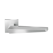 GPF3112.09-02 stainless steel Rua door handle on rose 50x8mm