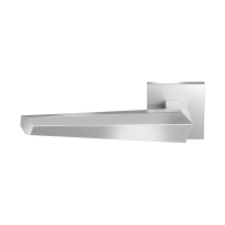 GPF3112.09-02L Rua door handle on rose pointing left 50x8mm