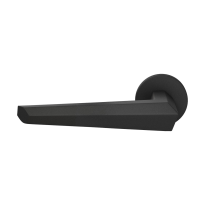 GPF3112.61-00L Rua door handle on rose pointing left 50x8mm