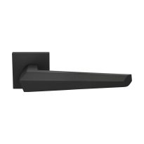 GPF3112.61-02 black Rua door handle on rose 50x8mm