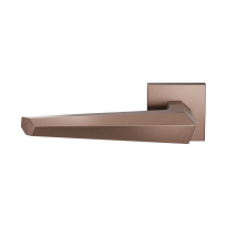 GPF3112.A2-02L Rua door handle on rose pointing left 50x8mm