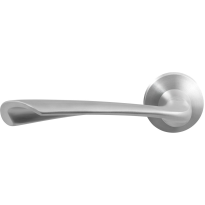 GPF3120.09-00L Kore door handle on rose pointing left 50x8mm