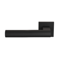 GPF3145.61-02L Umu door handle on rose pointing left 50x50x8mm