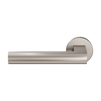 GPF3145.A3-00L/R Umu door handle on rose pointing left/ right 50x8mm