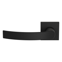 GPF3155.61-02L Kokoru black door handle on rose 50x8mm