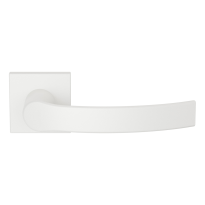 GPF3155.62-02R Kokoru white door handle on rose 50x8mm