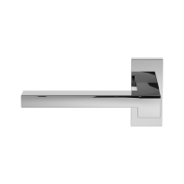 GPF3162.49-01L Raa door handle on rose pointing left 70x32x10mm