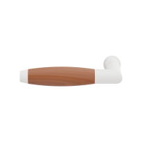 GPF4000.62-H4L/R  Ika door handle white/ cherry pointing left/right