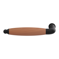 GPF4301.61-H4L/R Ika XL door handle black/ cherry pointing left/right