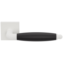 GPF4301.62-H2 Ika XL door handle white/ ebony on square rose
