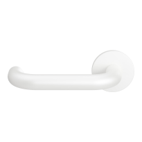 GPF607VW door handle on rose pointing left 