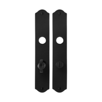 GPF6100.22 backplate bathroom 63/8 wrought iron black