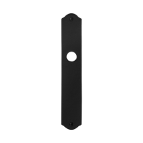 GPF6100.22L/R backplate blind links-/ right handed wrought iron black