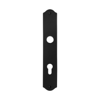 GPF6100.22L/R backplate 72PZ links-/ right handed wrought iron black