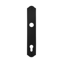 GPF6100.22L/R backplate 92PZ links-/ right handed wrought iron black
