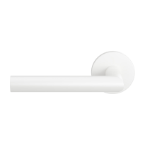 GPF612VW door handle on rose pointing left 