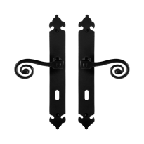 GPF6200.60 Kera door handle on long plate 291x41x4mm