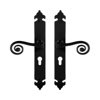 GPF6200.60 Kera door handle on long plate 291x41x4mm