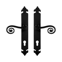 GPF6200.60 Kera door handle on long plate 291x41x4mm