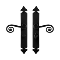 GPF6200.60 Kera door handle on long plate 291x41x4mm