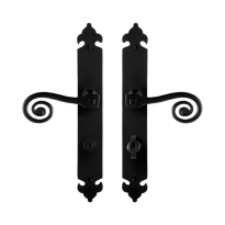 GPF6200.60 Kera door handle on long plate 291x41x4mm