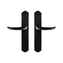 GPF6205.60 Uhka door handle on plate 238x41x4mm