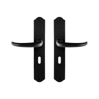 GPF6205.60 Uhka door handle on plate 238x41x4mm