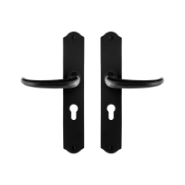 GPF6205.60 Uhka door handle on plate 238x41x4mm