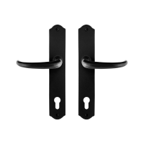 GPF6205.60 Uhka door handle on plate 238x41x4mm