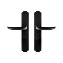 GPF6205.60 Uhka door handle on plate 238x41x4mm