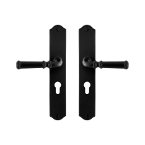 GPF6220.60 Meri door handle on plate 238x41x4mm