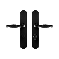 GPF6225.60 Tuli door handle on plate 238x41x4mm