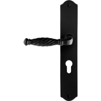 GPF6225.60L/R Tuli door handle on plate 238x41x4mm