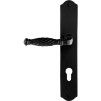 GPF6225.60L/R Tuli door handle on plate 238x41x4mm