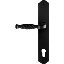 GPF6225.60L/R Tuli door handle on plate 238x41x4mm