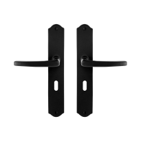 GPF6230.60 Eno door handle on plate 238x41x4mm