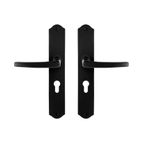 GPF6230.60 Eno door handle on plate 238x41x4mm