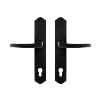 GPF6230.60 Eno door handle on plate 238x41x4mm