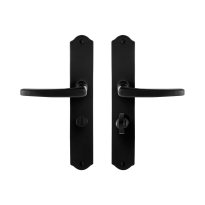GPF6230.60 Eno door handle on plate 238x41x4mm