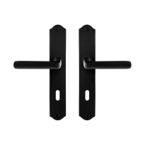 GPF6235.60 Ilo door handle on plate 238x41x4mm