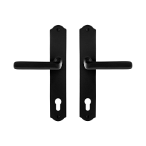 GPF6235.60 Ilo door handle on plate 238x41x4mm