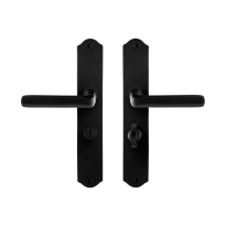 GPF6235.60 Ilo door handle on plate 238x41x4mm