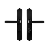 GPF6235.60 Ilo door handle on plate 238x41x4mm