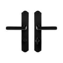 GPF6235.60 Ilo door handle on plate 238x41x4mm