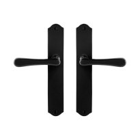 GPF6240.60 Paju door handle on plate 238x41x4mm