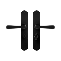 GPF6240.60 Paju door handle on plate 238x41x4mm